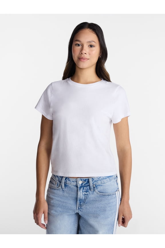 Washed Relaxed Fit Cotton Tee, Women's XXS-XXL