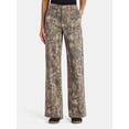thumbnail image 1 of No Boundaries Wide Leg Cargo Pants, 31.5" Inseam, Women's and Women's Plus XXS-4X, 1 of 5
