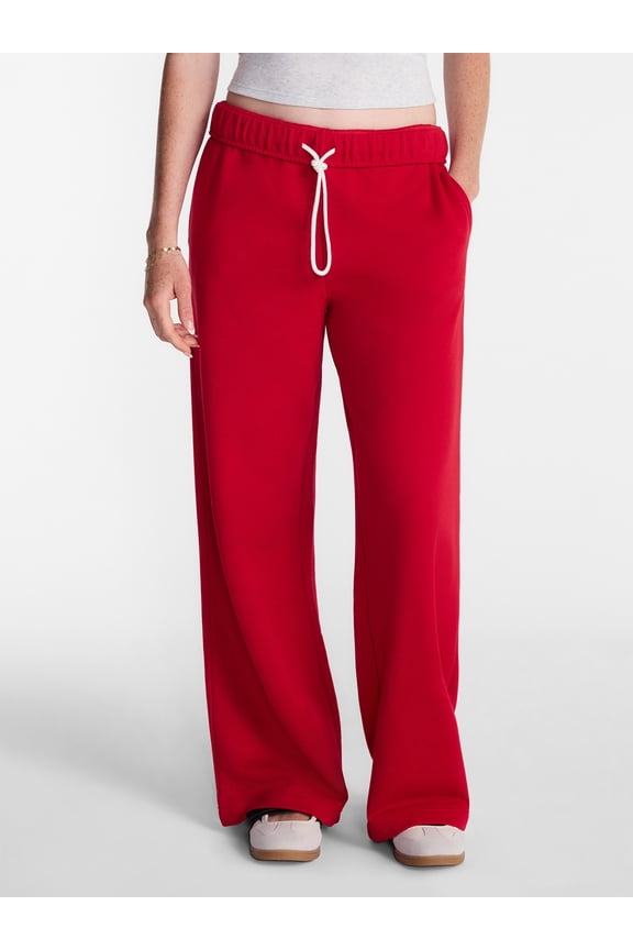 Soft Fleece Wide Leg Pants, 30” Inseam, 1 or 2-Pack, Women’s XXS-4X