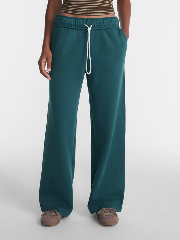 Wide Leg Fleece Pants, 28", 30", 32" Inseams, Women's & Women's Plus XXS-4X