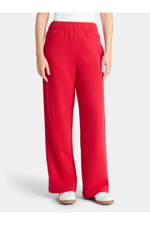 Soft Fleece Wide Leg Pants, 30” Inseam, 1 or 2-Pack, Women’s XXS-4X