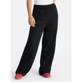 thumbnail image 1 of No Boundaries Wide-Leg Fleece Pants, 30” Inseam, Women’s and Women’s Plus, 1 of 5