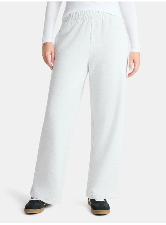 Soft Fleece Wide Leg Pants, 30” Inseam, 1 or 2-Pack, Women’s XXS-4X