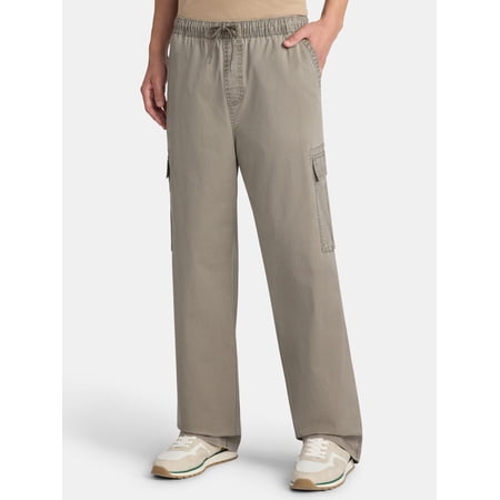 No Boundaries Baggy Fit Wide Leg Cargo Pants, Men's Sizes XS-5XL