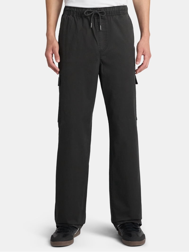 MEN'S NONNO特集品 CHECK WIDE BAGGY PANTS No Boundaries Baggy Fit Wide Leg Cargo Pants, Men's Sizes XS-5XL