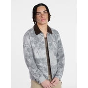 No Boundaries Full Zip Work Jacket with Long Sleeves, Men's XS-5XL