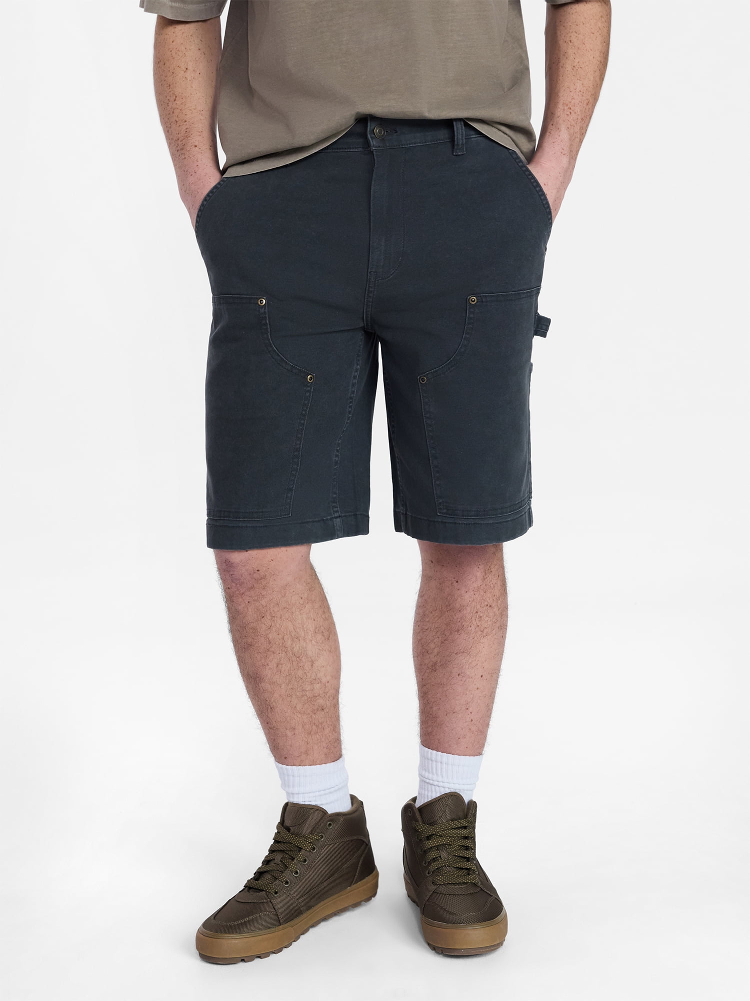 No Boundaries Workwear Shorts, 11" Inseam, Men's 28-44