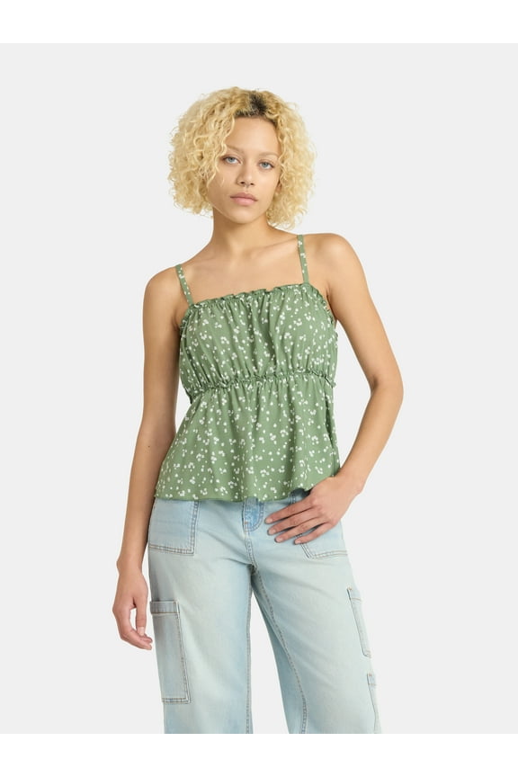 Woven Ruffle Top, Women’s