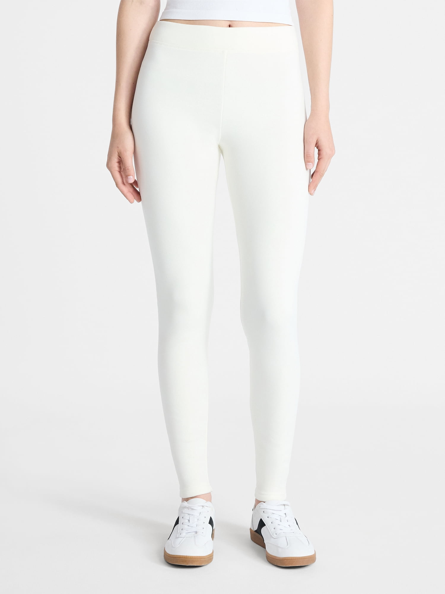 No Boundaries Christmas Fur Lined Sueded Legging, Women's