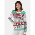 thumbnail image 1 of No Boundaries Christmas Sweater, Women's and Women's Plus, 1 of 5