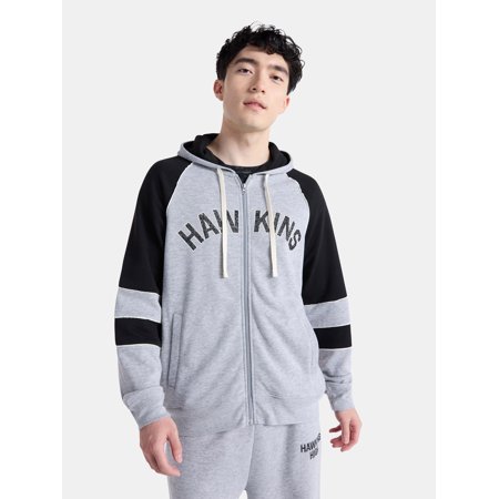 Netflix Stranger Things Hawkins Graphic Zip-Up Hoodie from No Boundaries, Men's & Big Men's