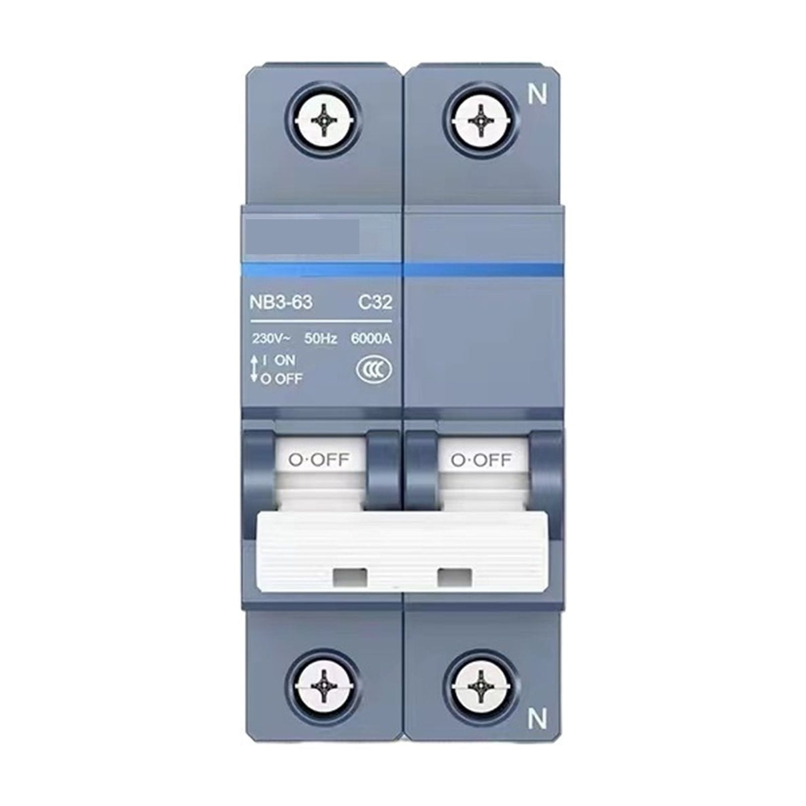 NB3 1P 1P+N 2P 3P 4P AC 230/400V Circuit Breaker DIN Rail Mounting Miniature