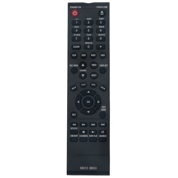 NB553 NB553UD NB555 NB555UD Replaced Remote for Magnavox DVR DVD Recorder ZV420MW8 ZV450MW8 ZV450MWB
