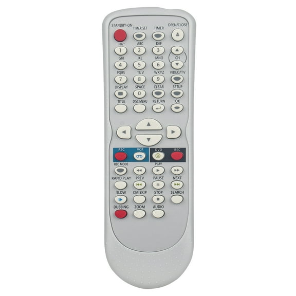 NB654 New Replacement Remote Control Compatiable with Funai VCR/DVD Player Recorder WV20V6 SV2000 PY90VG