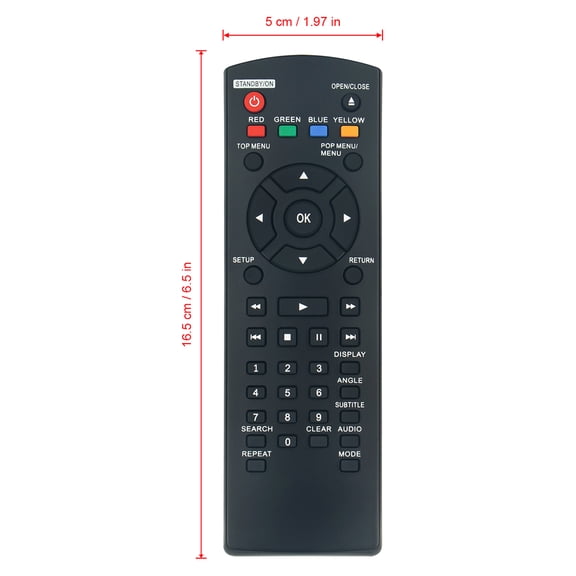 NB954 NB954UD Replacement Remote Control, Fit for Magnavox Blu-ray Disc DVD Player MBP1100/F7 MBP5120/F7 MBP5120F/F7 NB500MG1F MBP1100 MBP5130 MBP5120 MBP5120F MBP5120F7