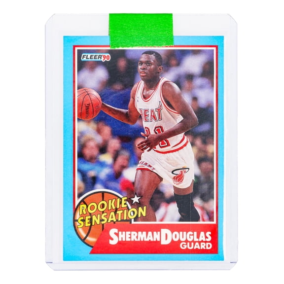 NBA 1990 Fleer Sherman Douglas Rookie Sensation Card