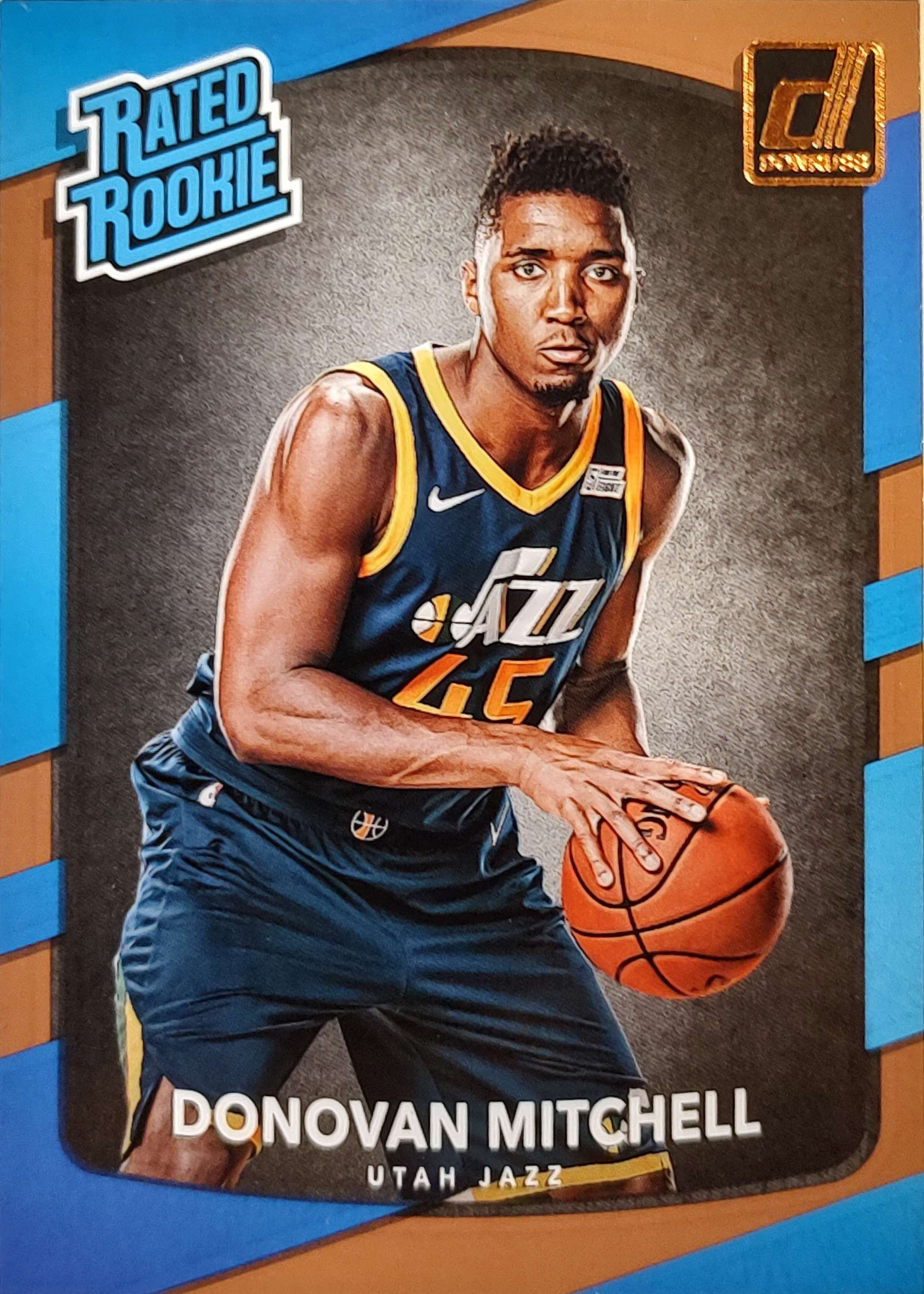 Donovan Mitchell 2017-18 Donruss Optic Holo RC Panini Rookie