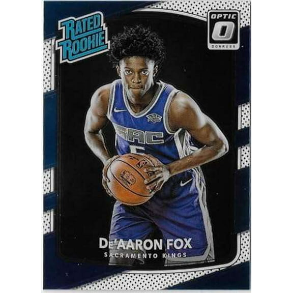 NBA 2017 Optic Basketball     De'Aaron Fox #196 (Rated Rookie)