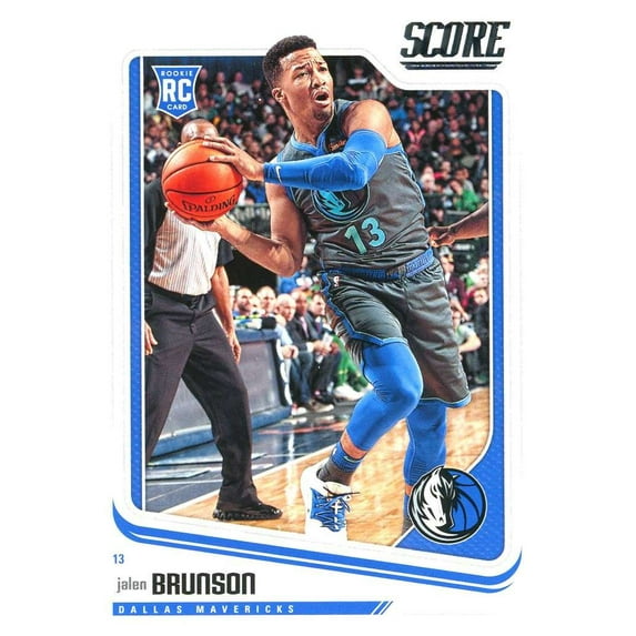 NBA 2018-19 Panini Chronicles Score Jalen Brunson Trading Card #680 (Rookie)