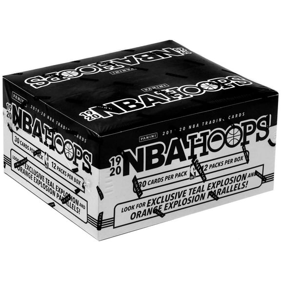 NBA 2019-20 Hoops Basketball Trading Card Fat Pack Box [12 Packs]