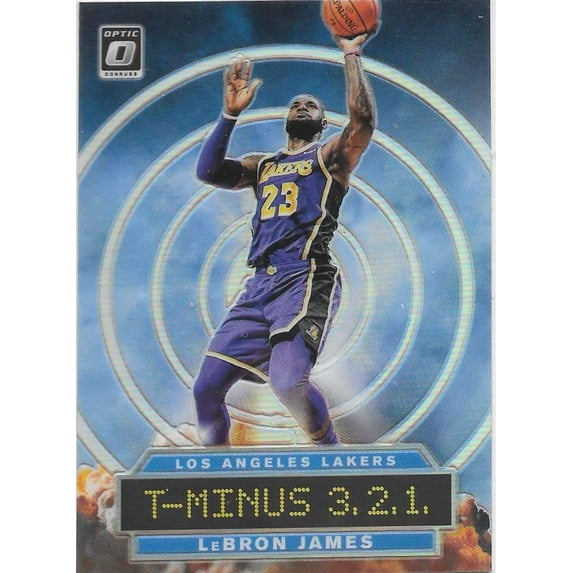 NBA 2019-20 Panini Donruss Optic T-Minus 3, 2, 1 LeBron James #9