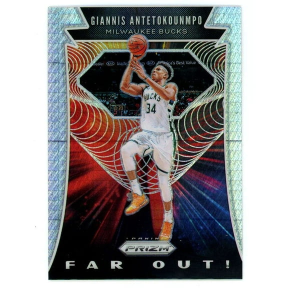 NBA 2019-20 Panini Prizm Far Out Hyper Prizm Giannis Antetokounmpo #9