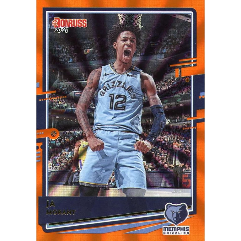 NBA 2020-21 Panini Donruss Ja Morant Orange Laser Trading Card 