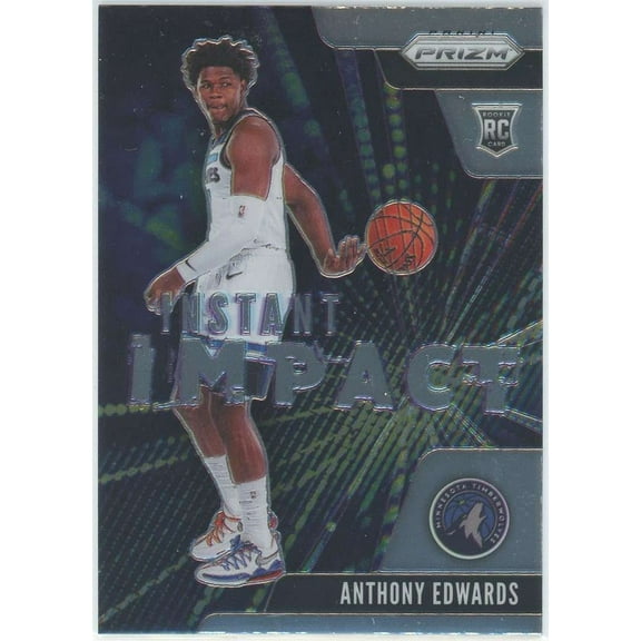 NBA 2020-21 Panini Prizm Instant Impact Anthony Edwards #1 (Rookie)