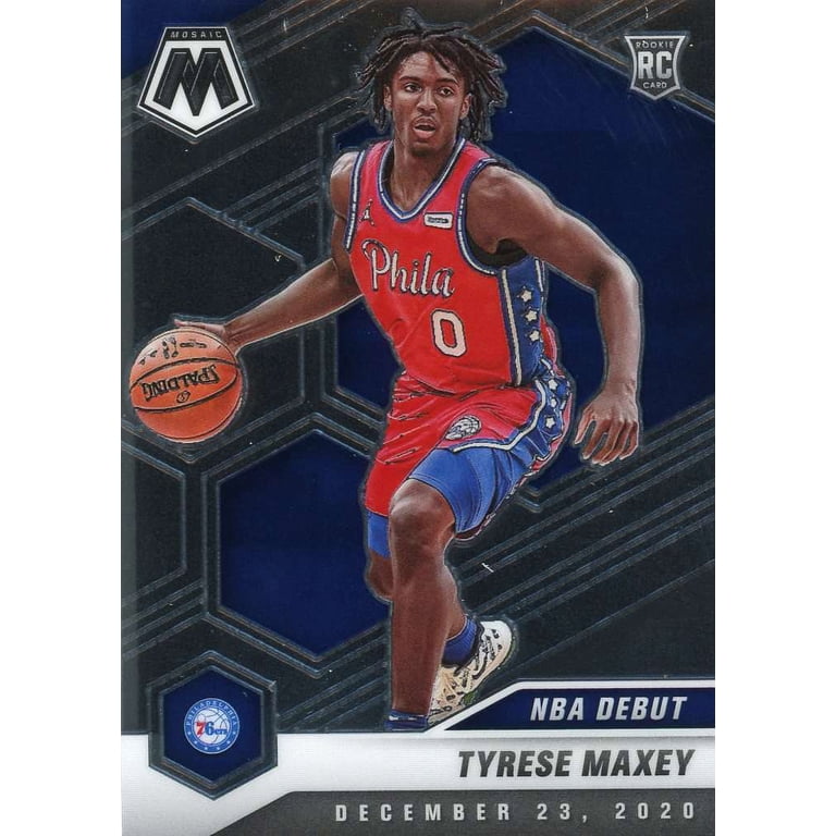 NBA 2020 Mosaic Basketball Tyrese Maxey Rookie Single Sports Card