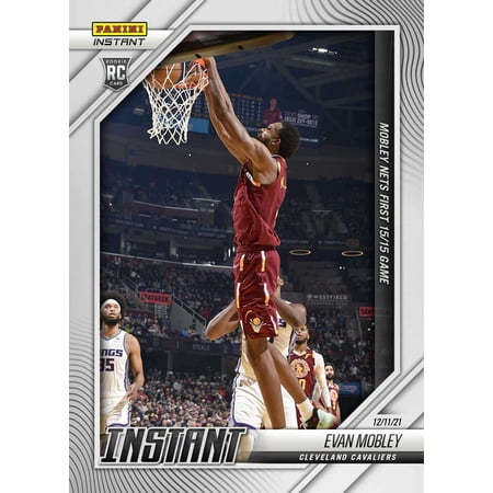 NBA 2021-22 Instant Basketball Evan Mobley Trading Card #55