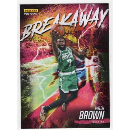 NBA 2021-22 Instant Breakaway Jaylen Brown Trading Card B7 (/2819) (Paniani)