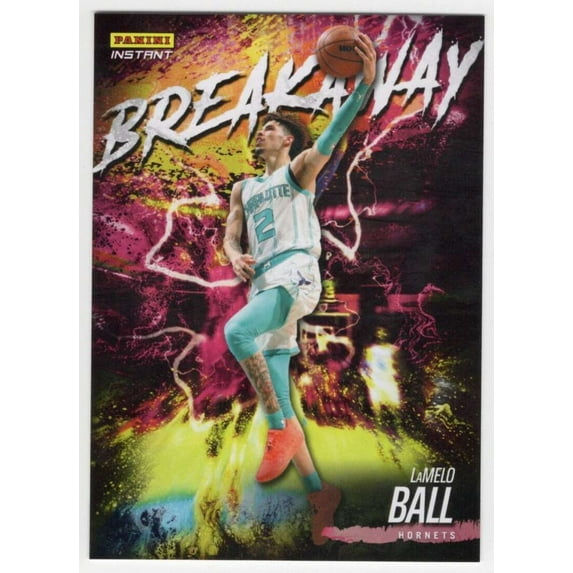 NBA 2021-22 Instant Breakaway LaMelo Ball Trading Card B14 (/2819) (Paniani)