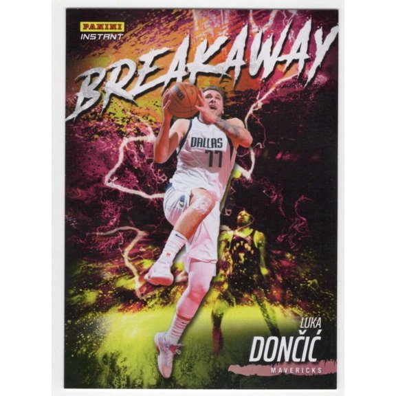 NBA 2021-22 Instant Breakaway Luka Doncic Trading Card B1 (/2819) (Paniani)