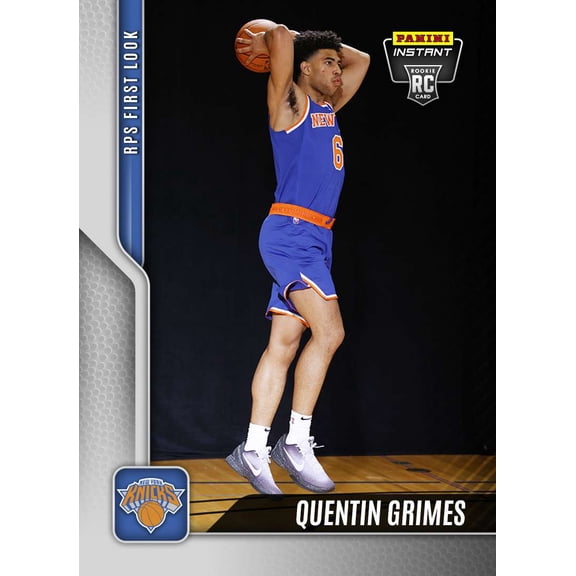 NBA 2021-22 Instant RPS First Look Basketball Quentin Grimes Trading Card (Rookie Card)