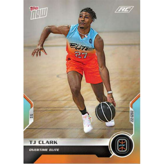 NBA 2021-22 Overtime Elite Basketball TJ Clark Trading Card (Rookie Debut) #D3