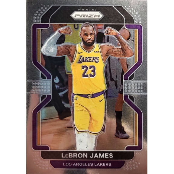 NBA 2021-22 Panini Prizm Lebron James Trading Card #91