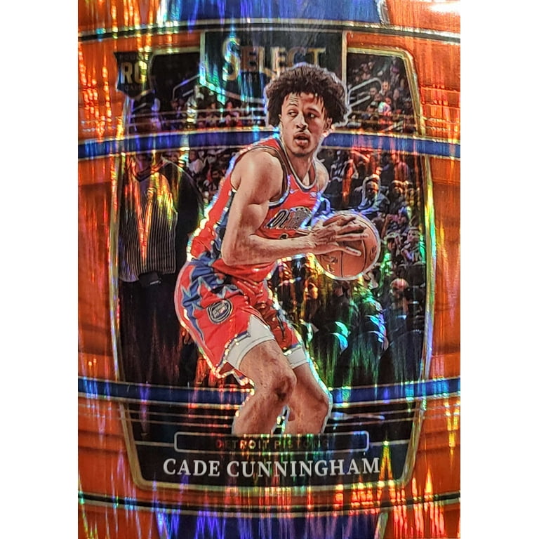 NBA 2021-22 Panini Select Cade Cunningham Orange Flash Prizm