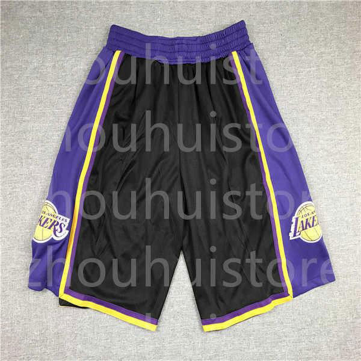 MAMBA BASKETBALL SHORTS. PURPLE / WHITE & YELLOW –