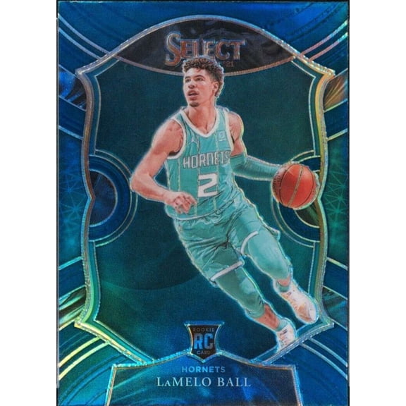 NBA 2021 Select Basketball Silver Blue Concourse LaMelo Ball #63 (Rookie)