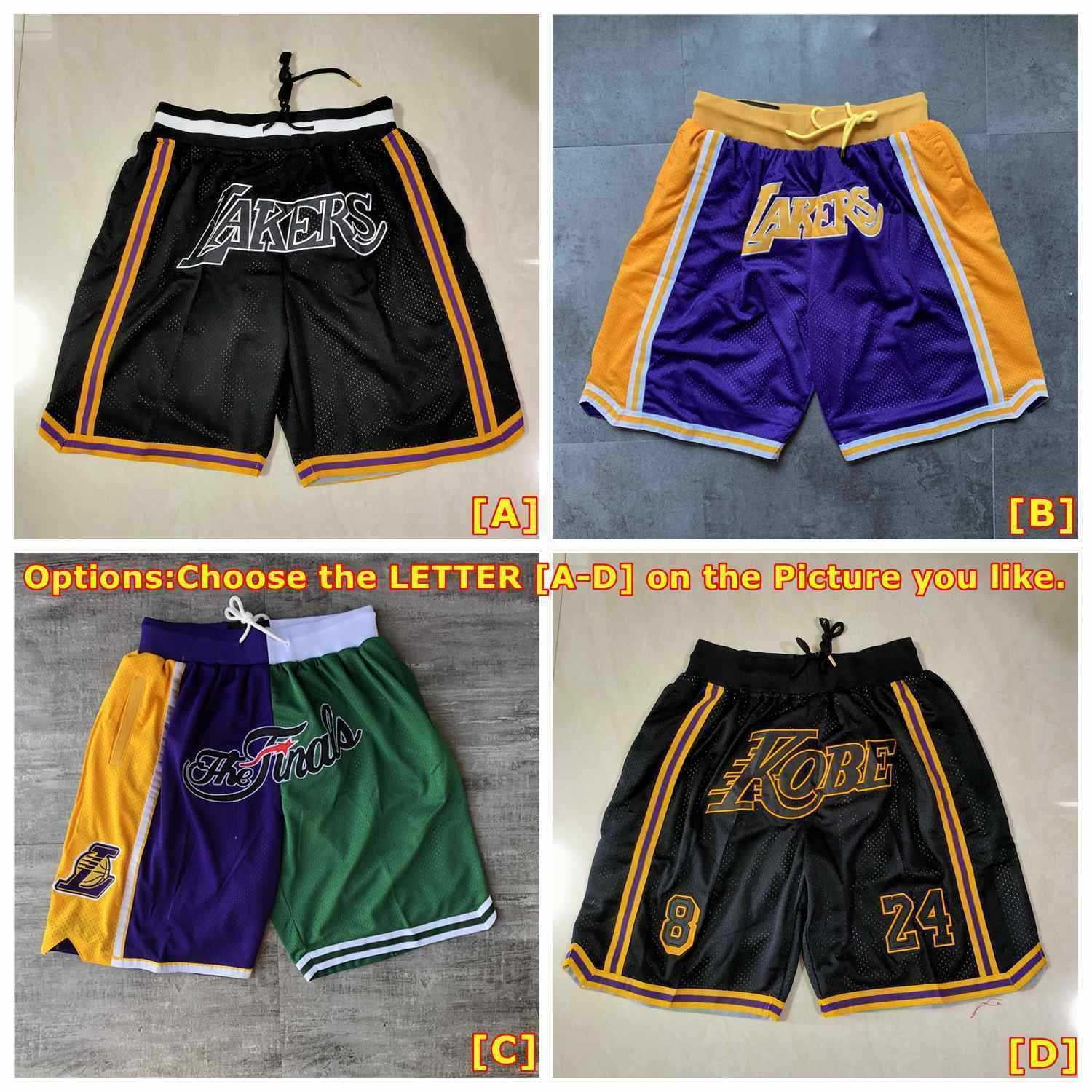 NBA_ 2021 Team Basketball Short Don Co-Branded Sport Shorts Hip Pop Pant  With Pocket Zipper Sweatpants Purple White Black Red Blue Mens Stitched''nba ''jersey 