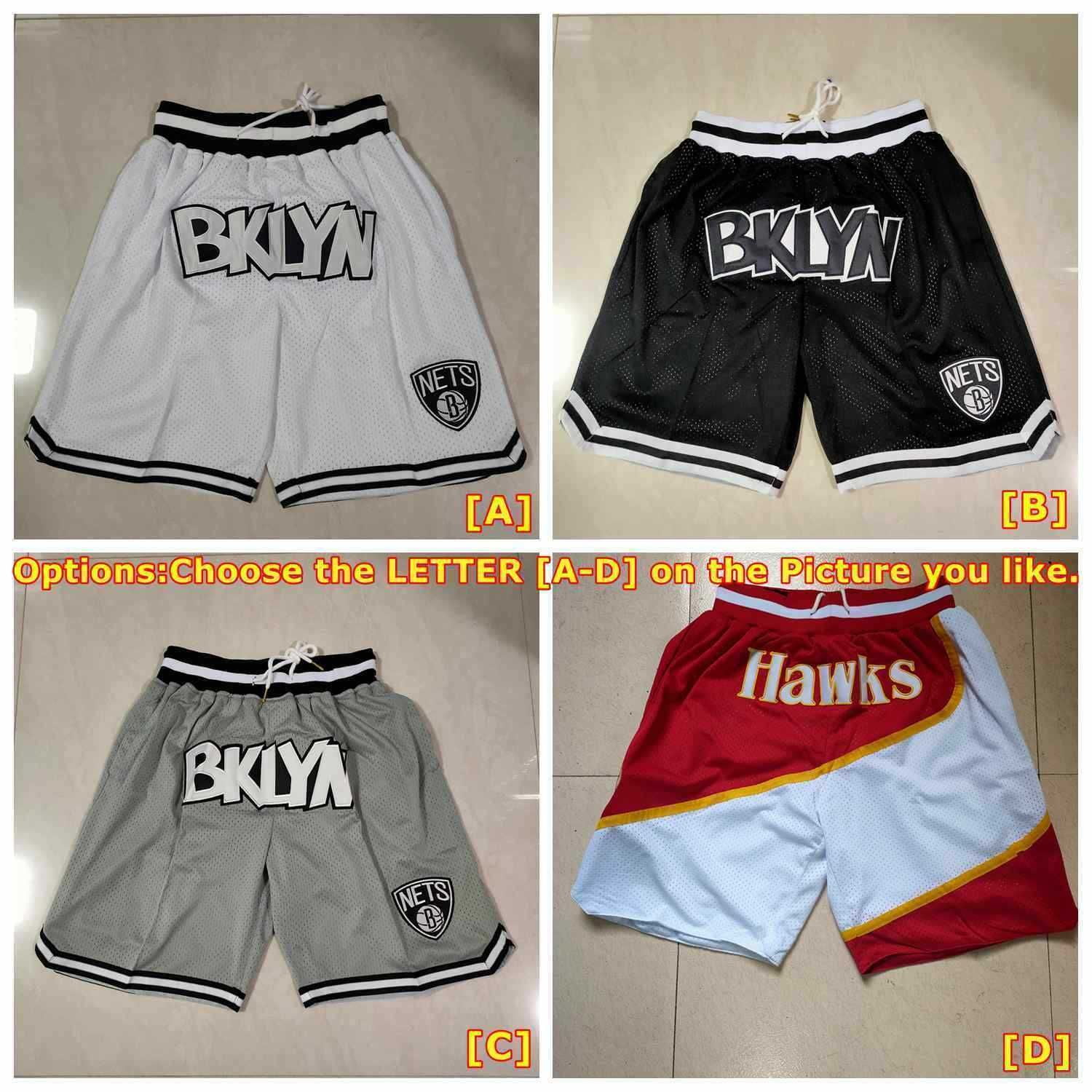 NBA_ 2021 Team Basketball Short Just Don Retro Co-Branded Sport Shorts Hip  Pop Pant With P''nba''jersey 