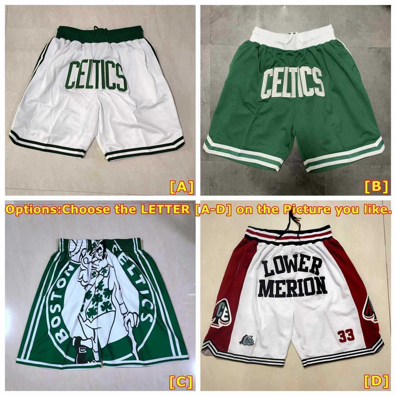 Men's Boston Celtics Nike Green/Black Pre-Game Performance Shorts