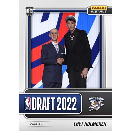 NBA 2022-23 Instant Draft Night Basketball Chet Holmgren Trading Card (#2 Pick) #DN2