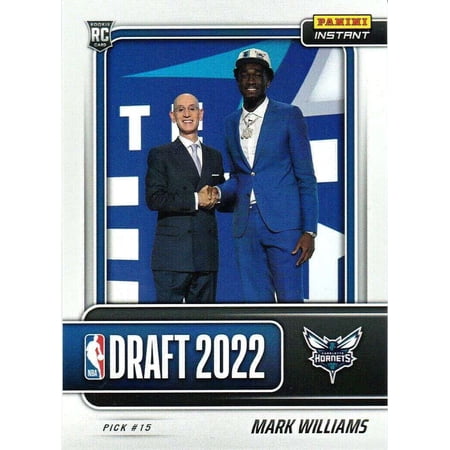 NBA 2022-23 Instant Draft Night Basketball Mark Williams Trading Card (#15 Pick) #DN15