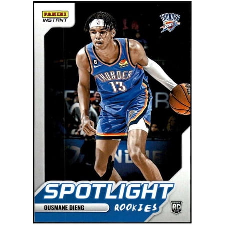 NBA 2022-23 Instant Spotlight Basketball Ousmane Dieng Trading Card #11 (Rookie) (Panini)