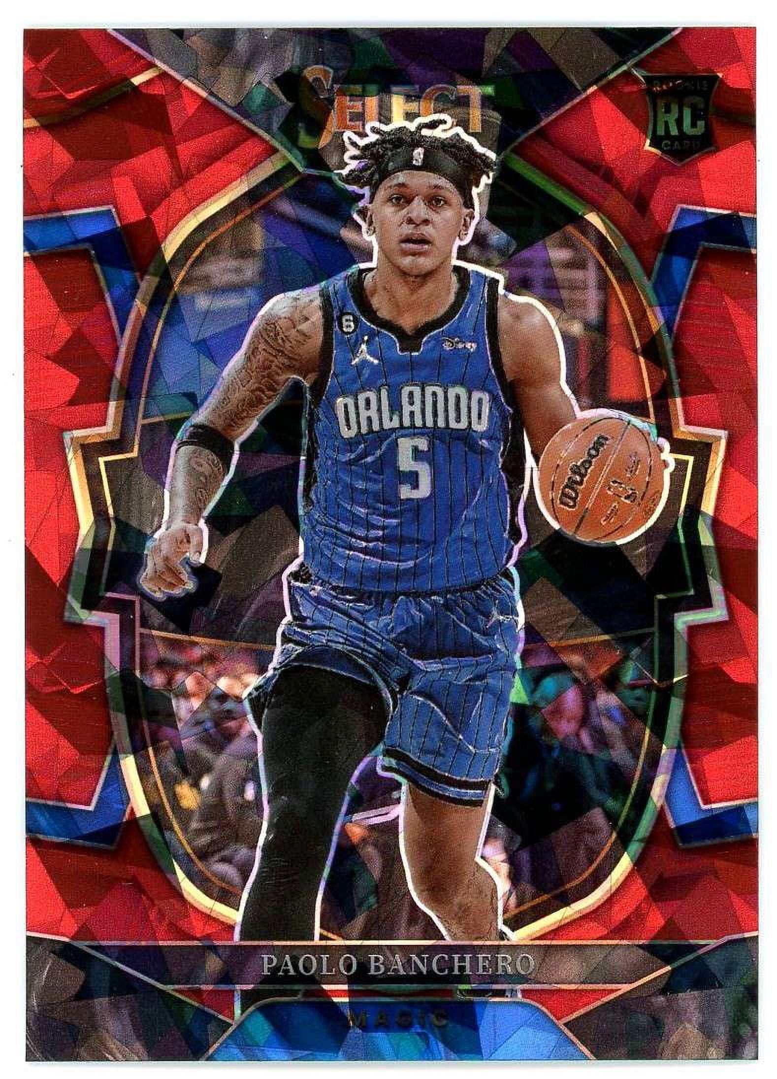 NBA 2022-23 Panini Select Red Cracked Ice Paolo Banchero #72 