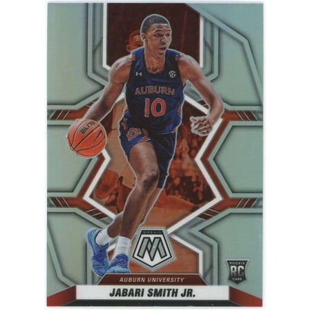 NBA 2022 Panini Chronicles Mosaic Draft Picks Silver Holo Prizm Jabari Smith Jr. #2 (Rookie)