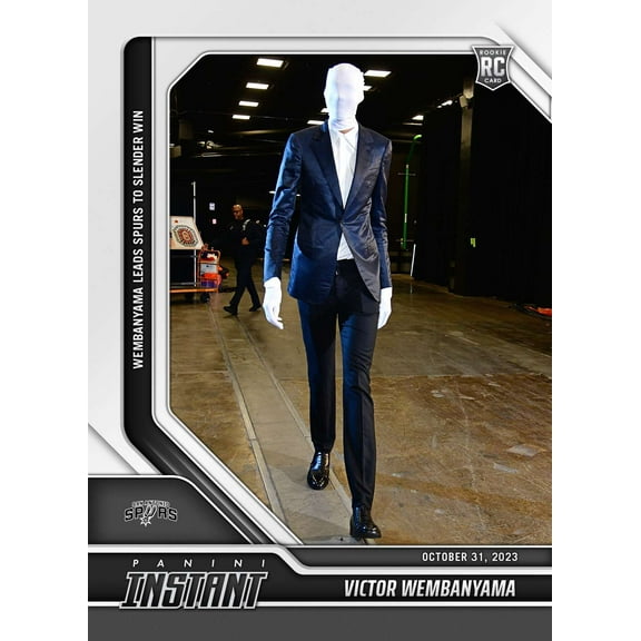 NBA 2023-24 Instant Basketball    Victor Wembanyama #32 (Rookie, Leads Spurs to Slender Win)