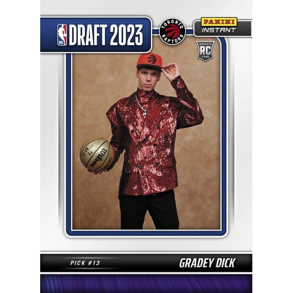 NBA 2023-24 Instant Draft Night Basketball Gradey Dick #10 (Rookie, Pick #13)
