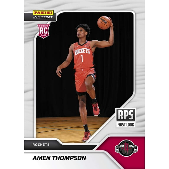 NBA 2023-24 Instant RPS First Look Basketball Amen Thompson RPS-4 (Rookie)